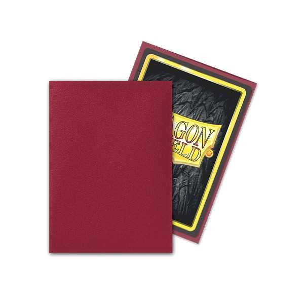 Dragon Shield - Matte Standard Size Sleeves 100pk - Blood Red