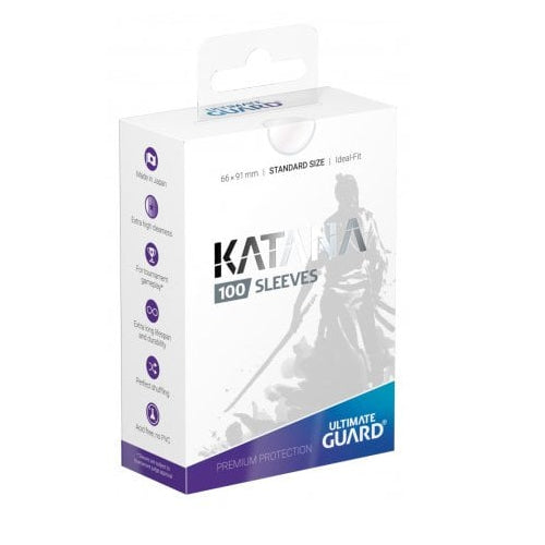 Ultimate Guard - Katana Sleeves - Standard Size - Transparent 100 Pack