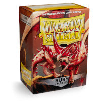 Dragon Shield - Matte Standard Size Sleeves 100pk - Ruby