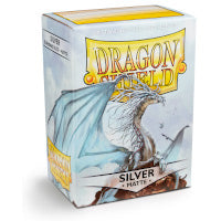 Dragon Shield - Matte Standard Size Sleeves 100pk - Silver