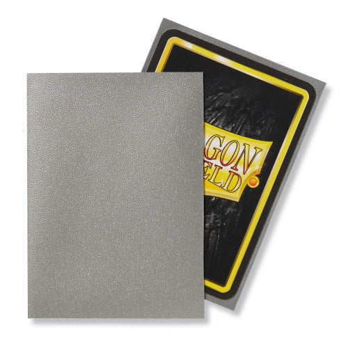 Dragon Shield - Matte Standard Size Sleeves 100pk - Silver