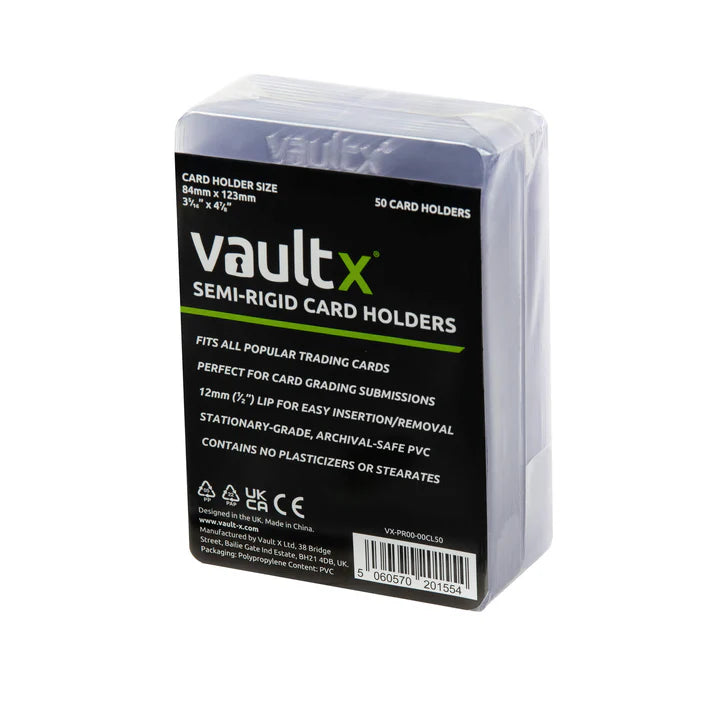 Vault X Standard Semi-Rigid Card Holders