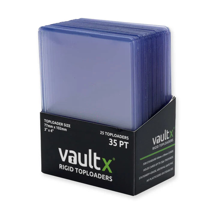 Vault X Standard Seamless Rigid Toploaders 35pt