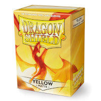 Dragon Shield - Matte Standard Size Sleeves 100pk - Yellow