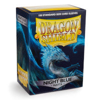 Dragon Shield - Matte Standard Size Sleeves 100pk - Night Blue