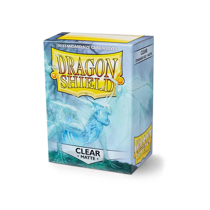 Dragon Shield - Matte Standard Size Sleeves 100pk - Clear