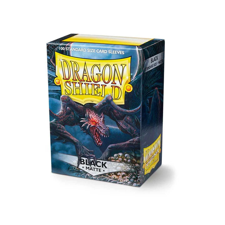 Dragon Shield - Matte Standard Size Sleeves 100pk - Black