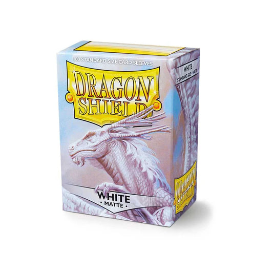 Dragon Shield - Matte Standard Size Sleeves 100pk - White