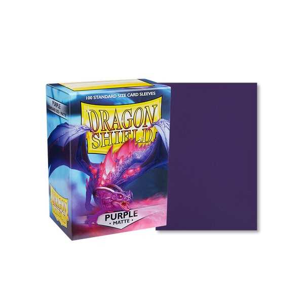 Dragon Shield - Matte Standard Size Sleeves 100pk - Purple