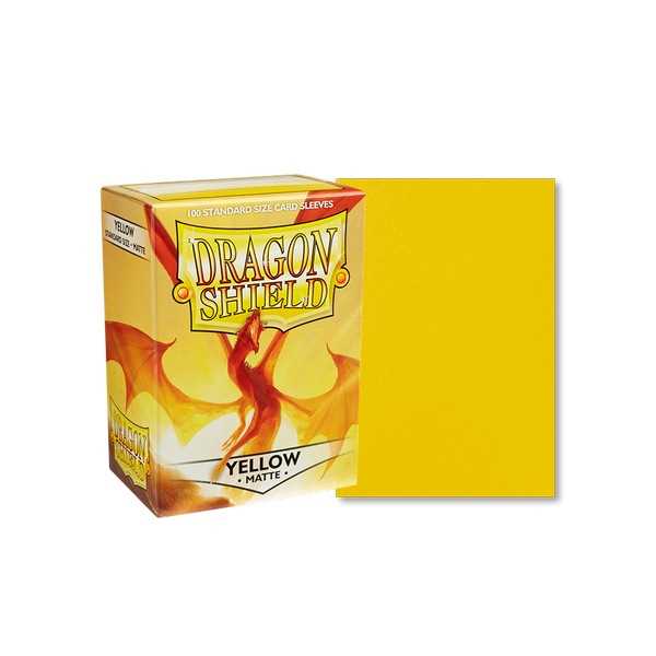 Dragon Shield - Matte Standard Size Sleeves 100pk - Yellow