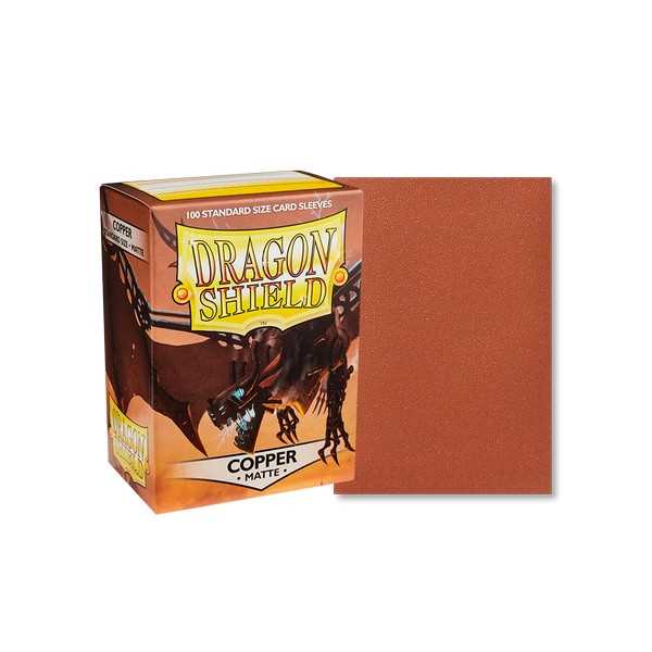 Dragon Shield - Matte Standard Size Sleeves 100pk - Copper