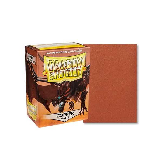 Dragon Shield - Matte Standard Size Sleeves 100pk - Copper
