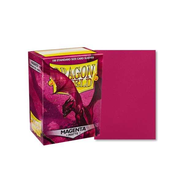 Dragon Shield - Matte Standard Size Sleeves 100pk - Magenta