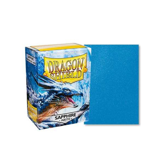 Dragon Shield - Matte Standard Size Sleeves 100pk - Sapphire