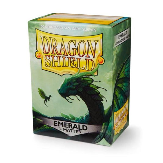 Dragon Shield - Matte Standard Size Sleeves 100pk - Emerald