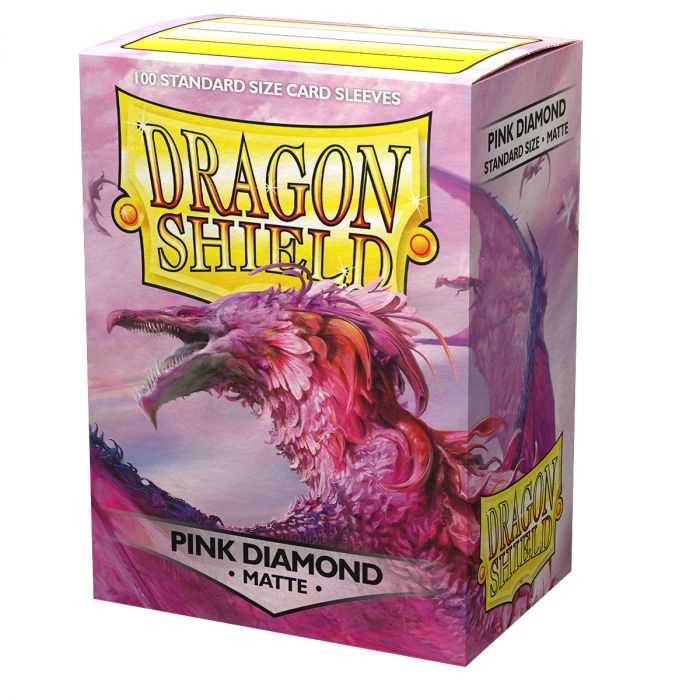 Dragon Shield - Matte Standard Size Sleeves 100pk - Pink Diamond