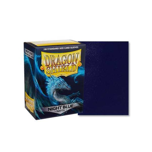 Dragon Shield - Matte Standard Size Sleeves 100pk - Night Blue