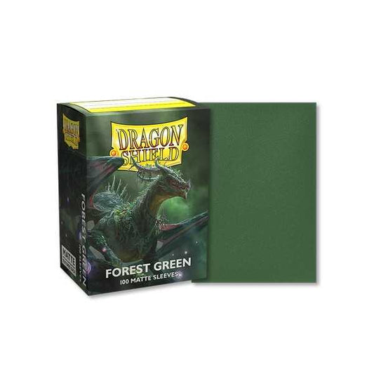 Dragon Shield - Matte Standard Size Sleeves 100pk - Forest Green