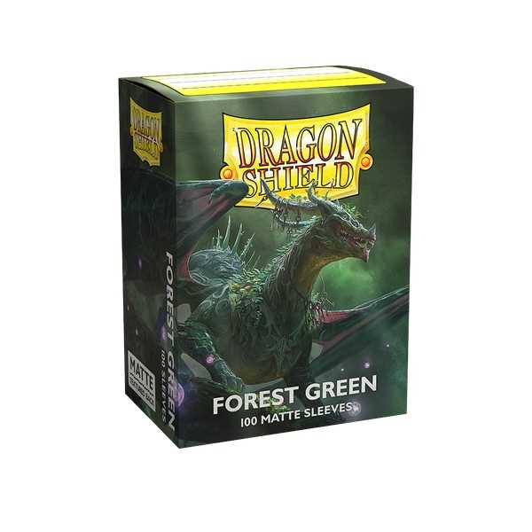 Dragon Shield - Matte Standard Size Sleeves 100pk - Forest Green