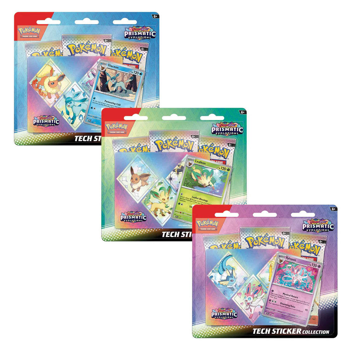 Pokémon TCG: Scarlet & Violet 8.5 – Prismatic Evolutions - Tech Sticker Collection