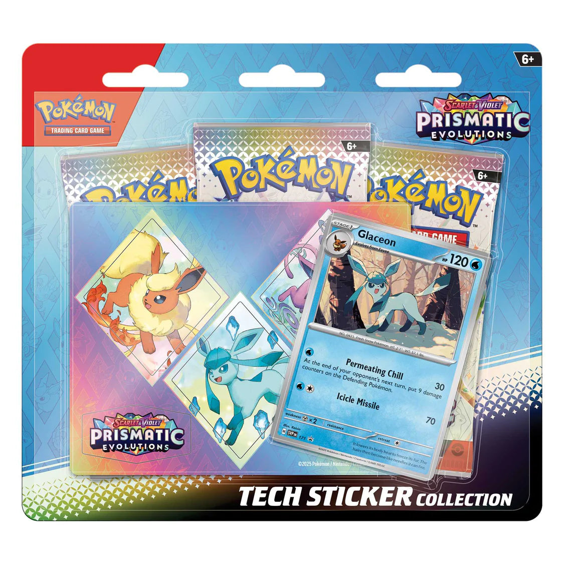 Pokémon TCG: Scarlet & Violet 8.5 – Prismatic Evolutions - Tech Sticker Collection