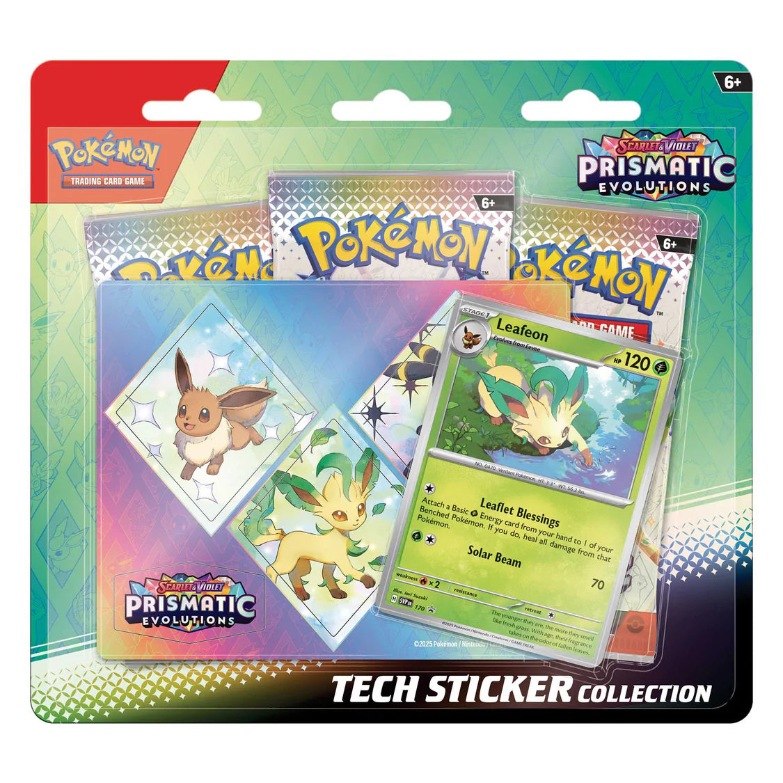 Pokémon TCG: Scarlet & Violet 8.5 – Prismatic Evolutions - Tech Sticker Collection