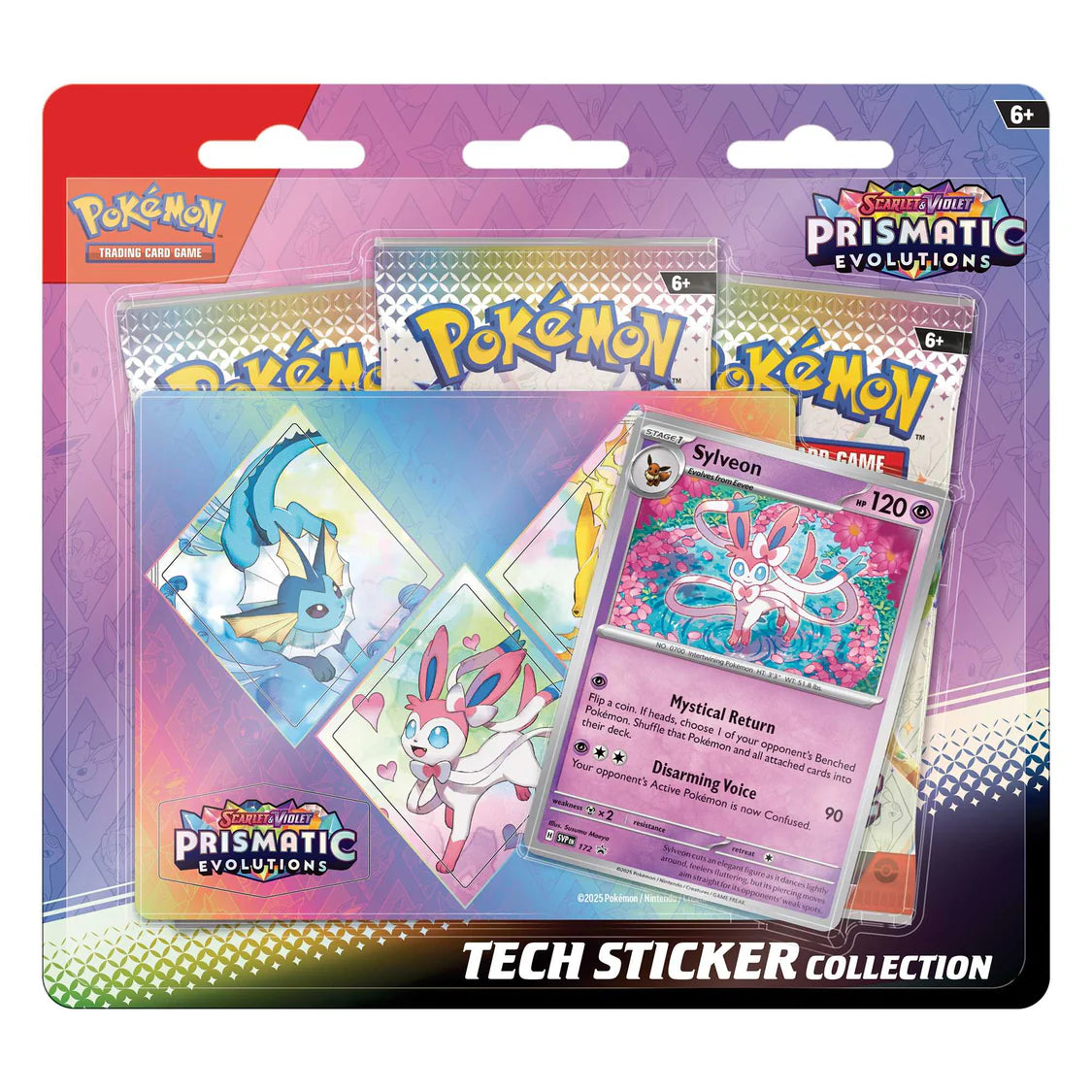 Pokémon TCG: Scarlet & Violet 8.5 – Prismatic Evolutions - Tech Sticker Collection