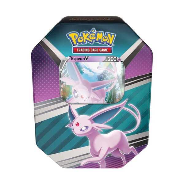 Pokémon TCG: V Heroes Tin - Espeon V, Umbreon V or Sylveon V