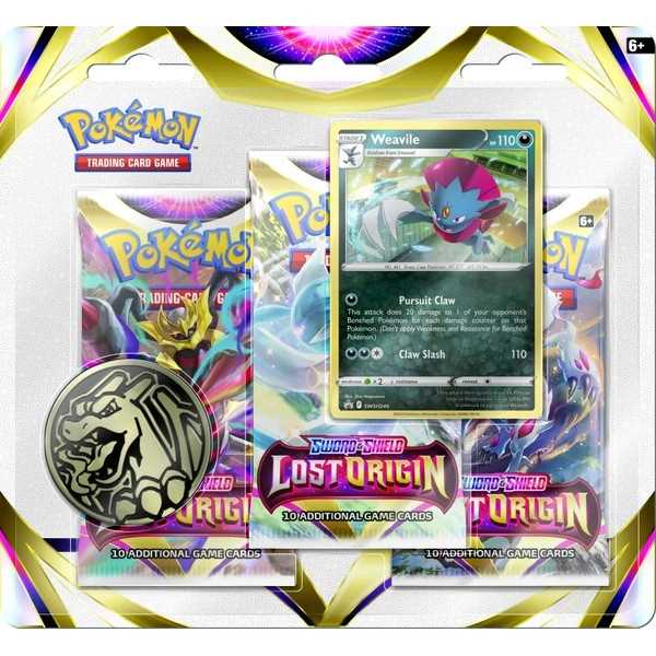 Pokémon TCG: Sword & Shield 11 Lost Origin 3-Pack Blister