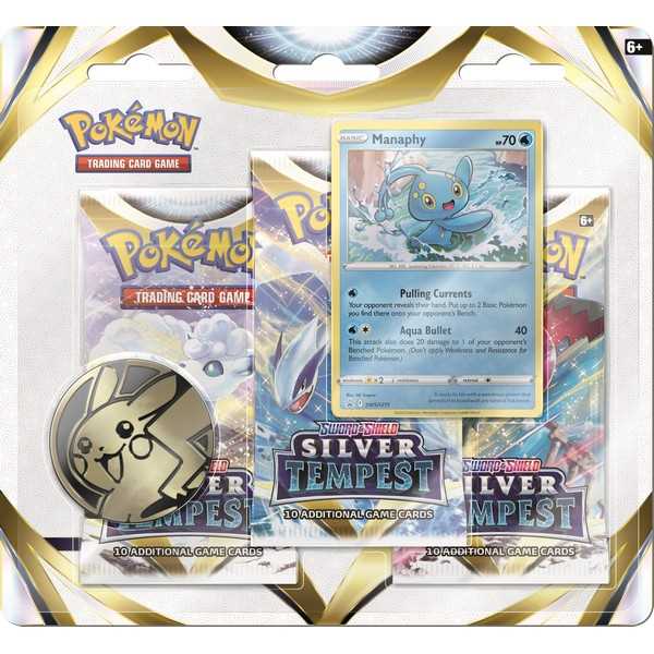 Pokémon TCG: Sword & Shield 12 Silver Tempest 3-Pack Blister