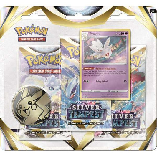 Pokémon TCG: Sword & Shield 12 Silver Tempest 3-Pack Blister