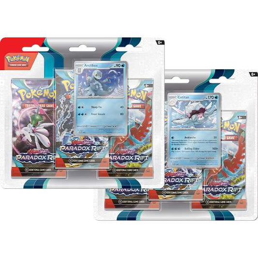 Pokémon TCG: Scarlet & Violet 4 - Paradox Rift - 3-Pack Blister