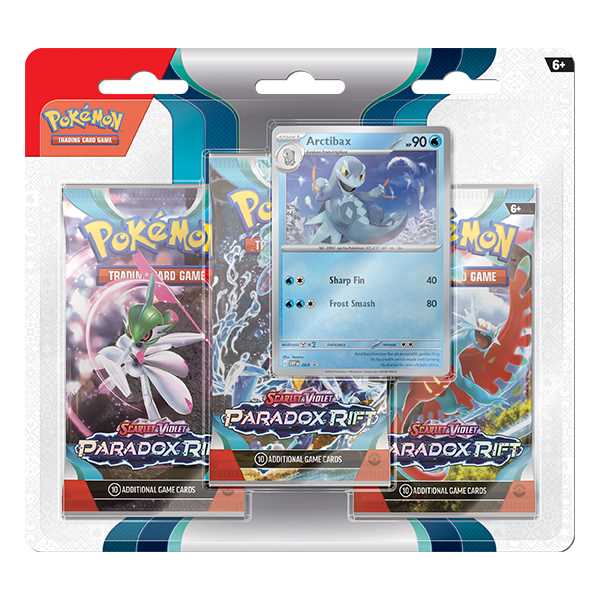 Pokémon TCG: Scarlet & Violet 4 - Paradox Rift - 3-Pack Blister