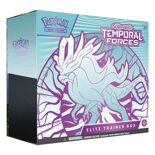 Pokémon TCG: Scarlet & Violet 5 - Temporal Forces - Elite Trainer Box: Walking Wake/ Iron Leaves