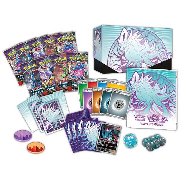 Pokémon TCG: Scarlet & Violet 5 - Temporal Forces - Elite Trainer Box: Walking Wake/ Iron Leaves