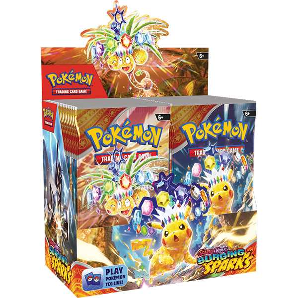 Pokémon TCG: Scarlet & Violet 8 - Surging Sparks - Booster Box (36ct)