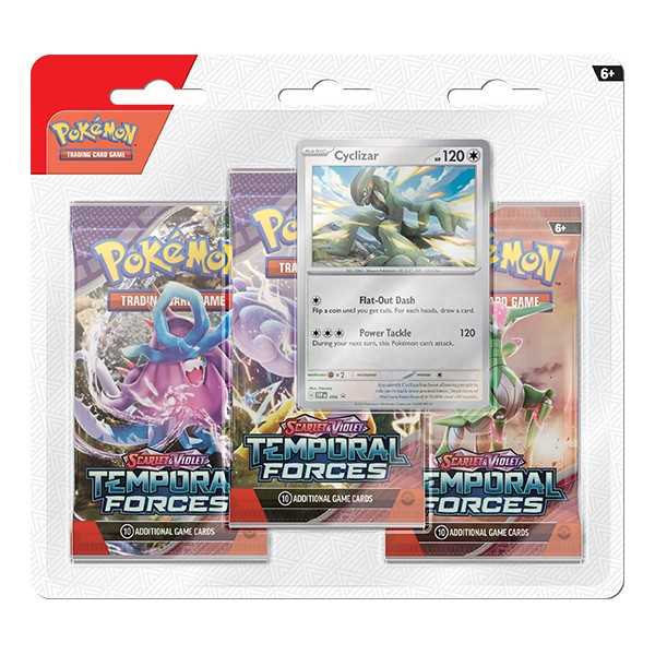 Pokémon TCG: Scarlet & Violet 5 - Temporal Forces - 3-Pack Blister