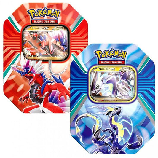 Pokemon Paldea Legends Koraidon/Miraidon Tin