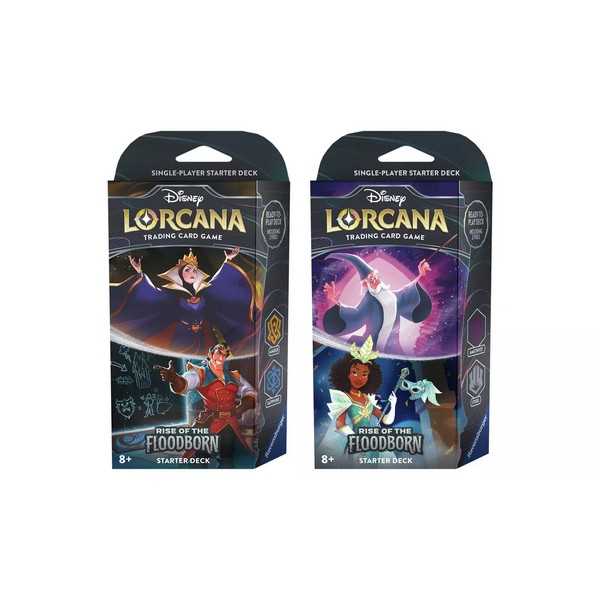 Disney Lorcana TCG Set 2 Rise Of The Floodborn Starter Deck