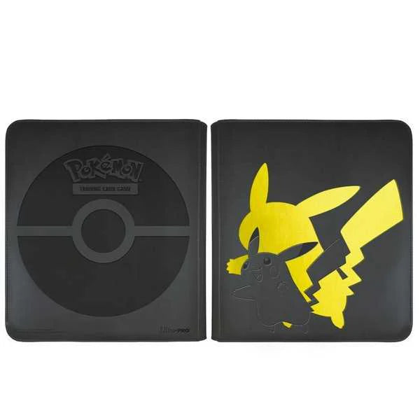 Ultra Pro - 12 Pocket Zippered Pro Binder - Pokémon Elite Series Pikachu