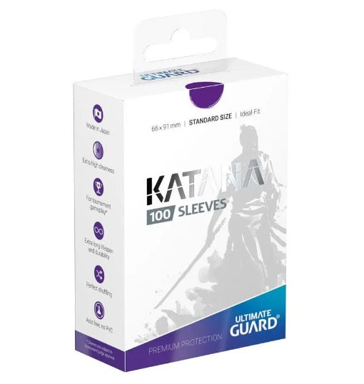 Ultimate Guard - Katana Sleeves - Standard Size - Purple 100 Pack