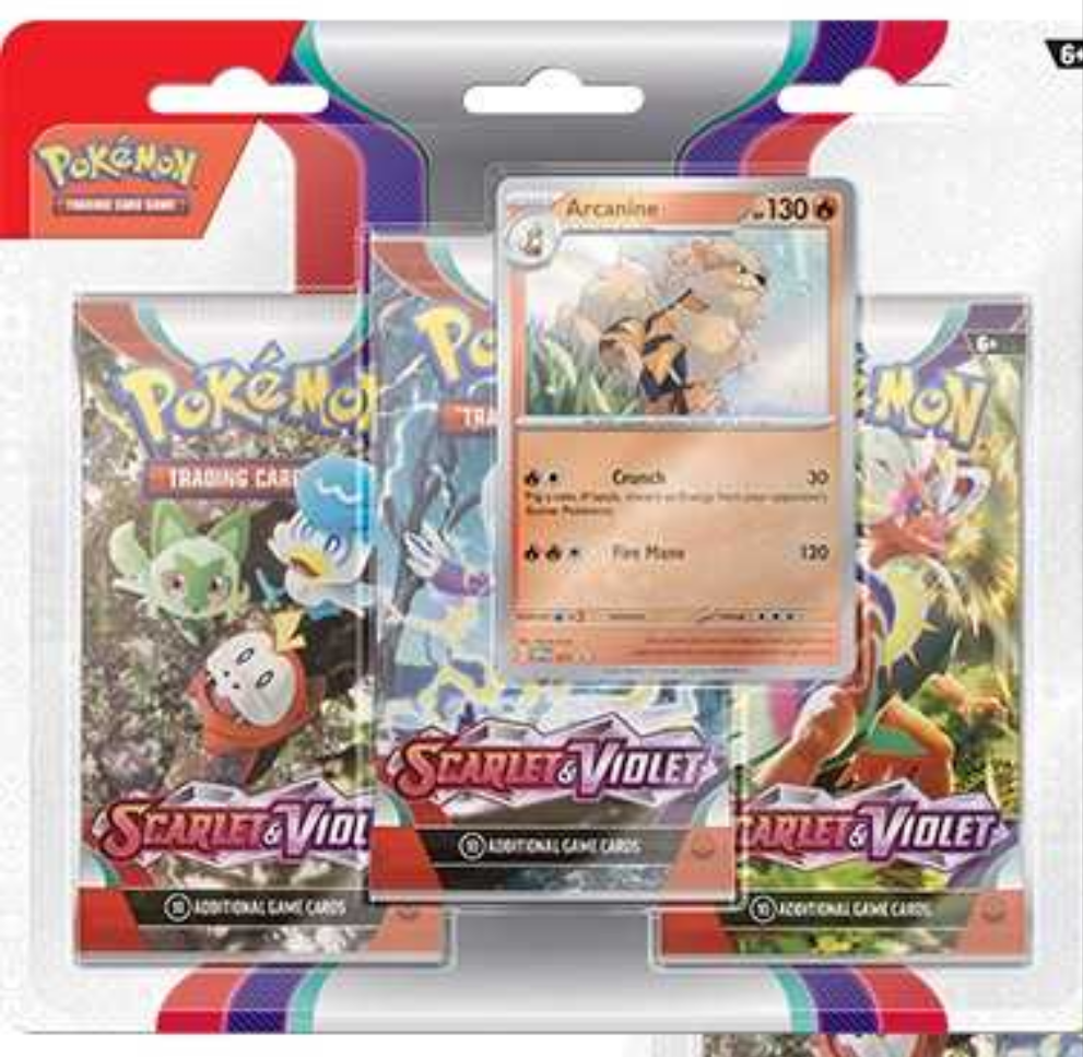 Pokémon TCG: Scarlet & Violet 1 3-Pack Blister