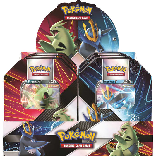 Pokémon TCG: V Strikers Tin (Tyranitar V / Empoleon V)