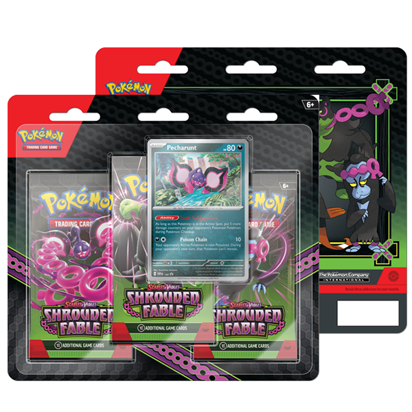 Pokémon TCG: Scarlet & Violet Shrouded - Fable 3-Pack Blister