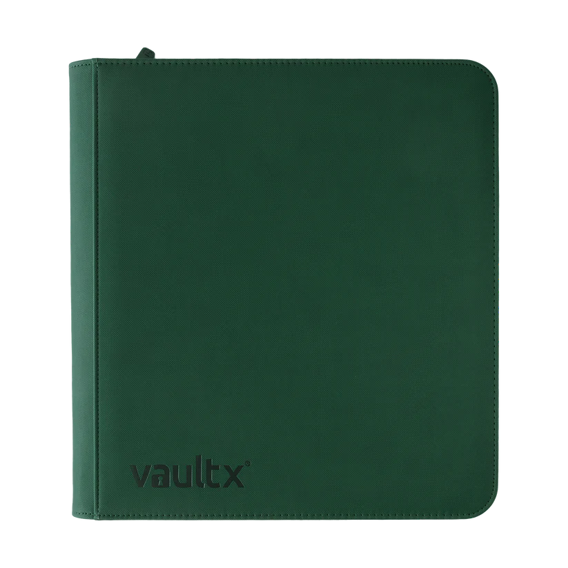 Vault X Exo-Tec 12-Pocket Zip Binder in forest green