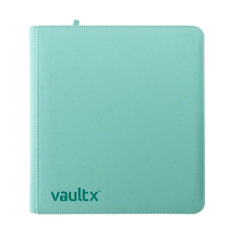 Vault X Exo-Tec 12-Pocket Zip Binder in mint green