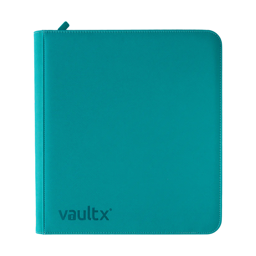 Vault X Exo-Tec 12-Pocket Zip Binder in ocean blue