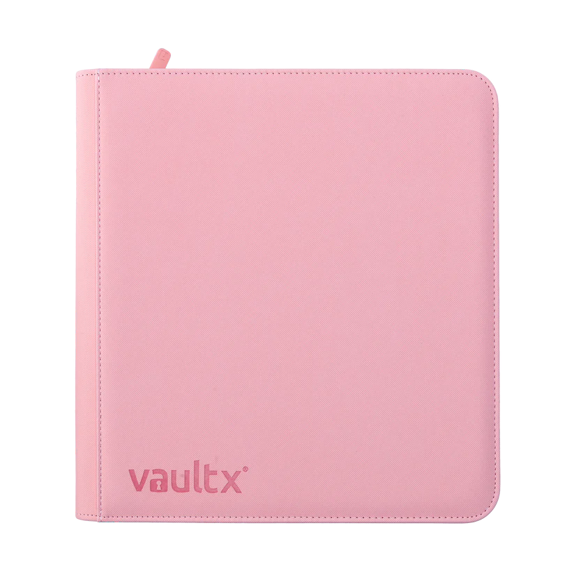 Vault X Exo-Tec 12-Pocket Zip Binder in pink