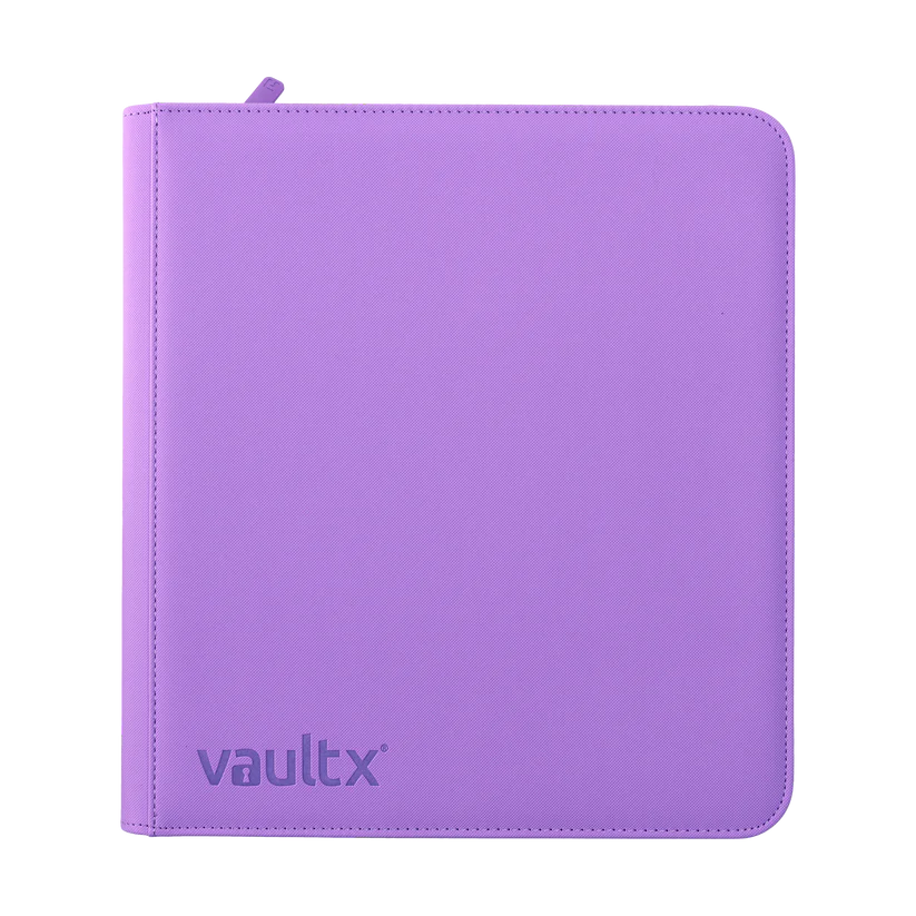 Vault X Exo-Tec 12-Pocket Zip Binder in purple