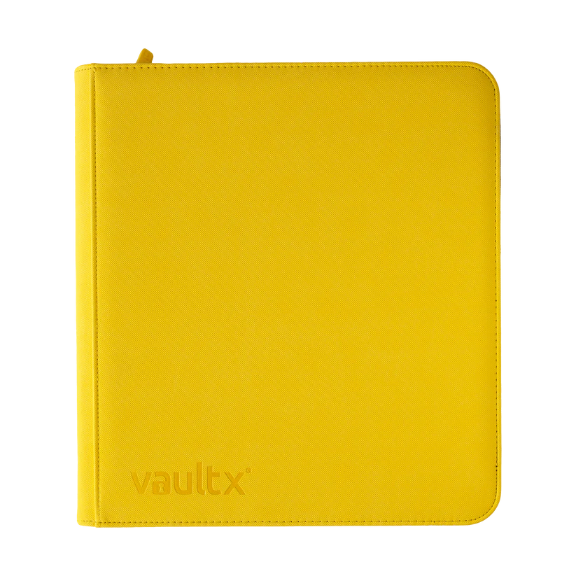 Vault X Exo-Tec 12-Pocket Zip Binder in sunrise yellow